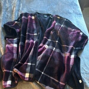 Soft poncho cover up